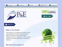 Tablet Screenshot of energie.co.za